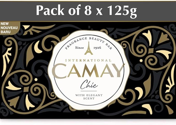 كامي كاماي شيك إنترناشونال بيوتي باث بار | صابون الاستحمام الجميل|عطر فرنسي|لجميع أنواع البشرة 125 جرام|PO8 - Image 2